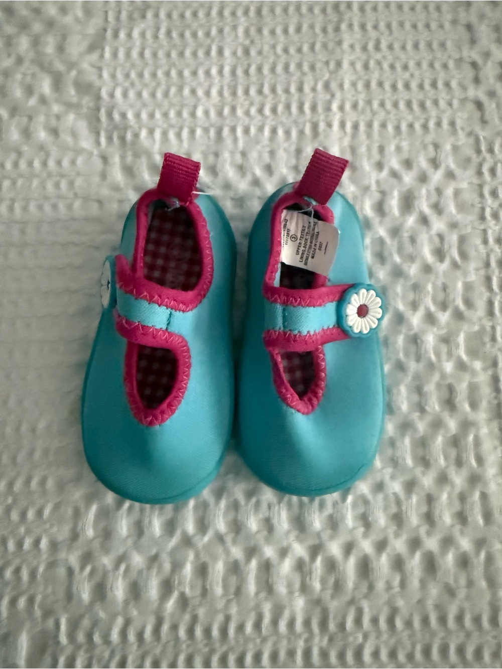 Gymboree Girls Blue/Pink Slip-On Water Shoes for Water Sports, US Size 3
